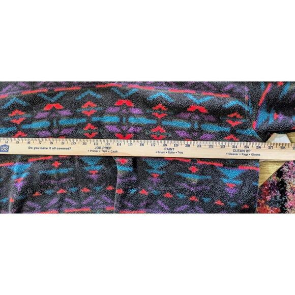 Eddie Bauer Aztec Southwest Pullover Snap Neck Fleece Mens Tall XXL - Picture 7 of 9